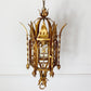 Italian Hand Forged Gilt Lantern 1950's