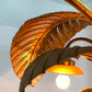 Sergio Terzani Illuminated Gold Palm Leaf Table 1970's