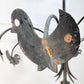 Antique Folk Art Iron Vane Hen and Chicks France 19th Century
