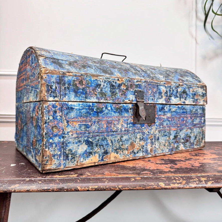 Antique Normandy Marriage Box 19th Century French