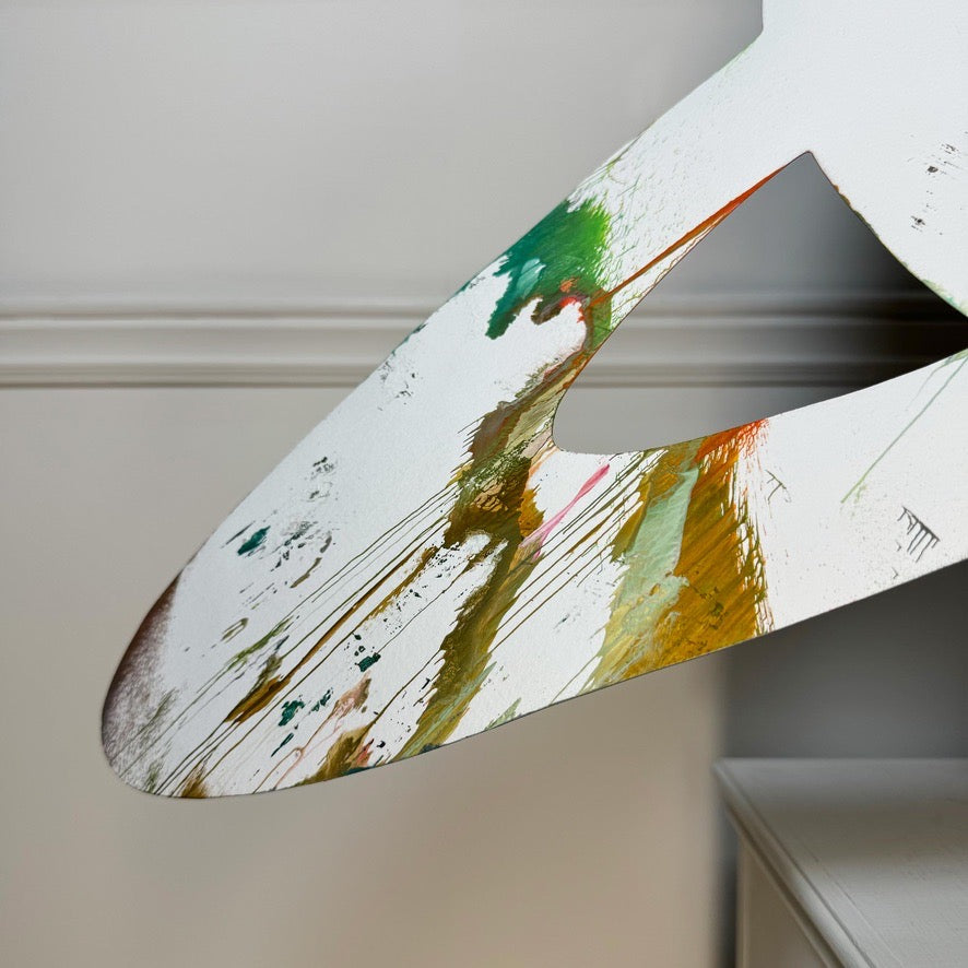 Damien Hirst Saturn Spin Painting Signed to rear and with the Hirst Blind Stamp