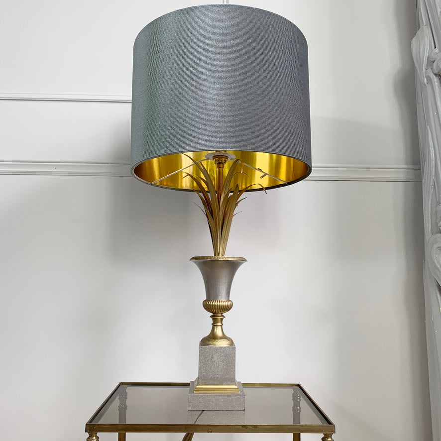 Maison Charles Vase Roseaux Silver & Gold Table Lamp