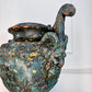 Antoine Durenne Foundry Satyr Mask Cast Iron Urn