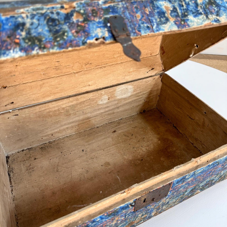 Antique Normandy Marriage Box 19th Century French