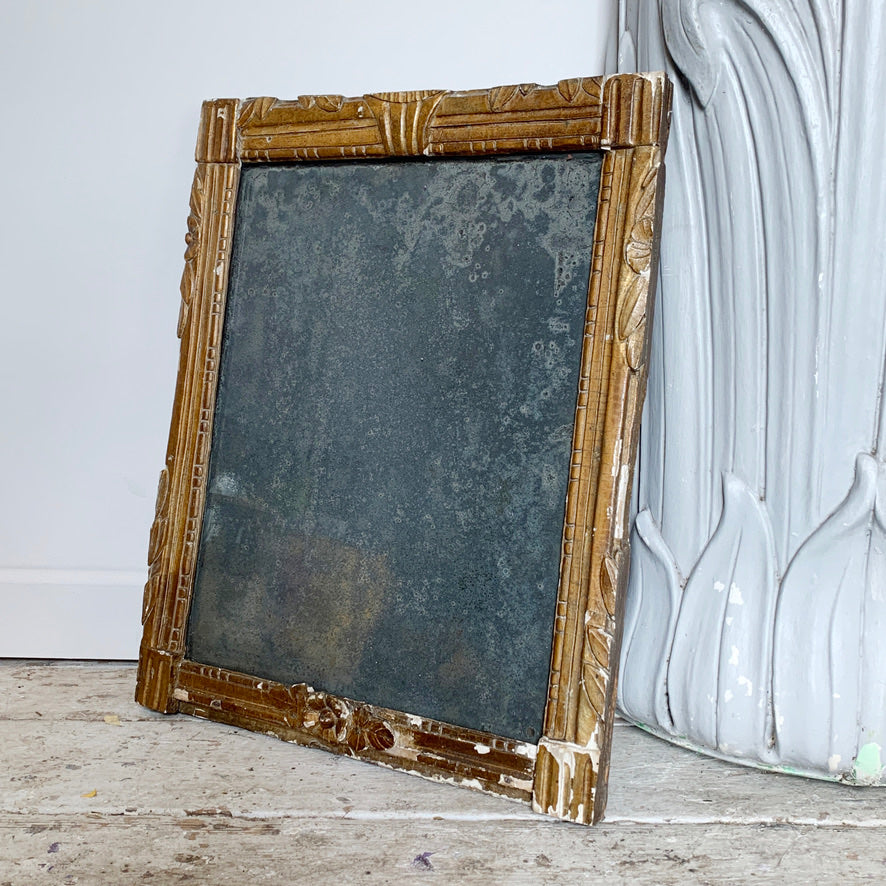 Early 19th Century French Gold Mercury Plate Mirror
