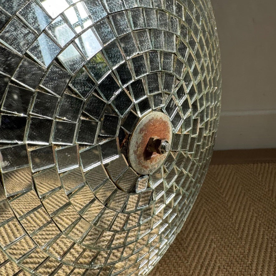 Vintage Original Large 1970's Mirror Ball