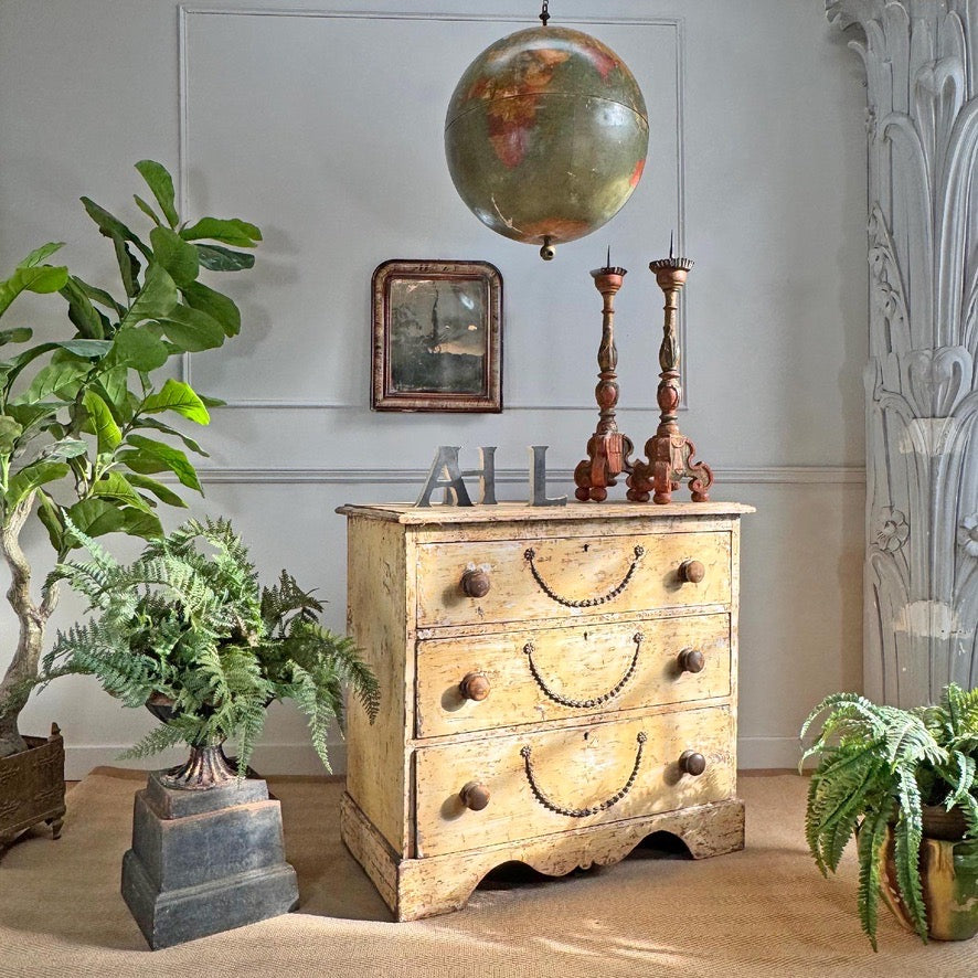 Antique Chest Of Drawers Circa 1900
