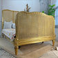 Giltwood Bergere Cane Bed Maple and Co of England Circa 1900