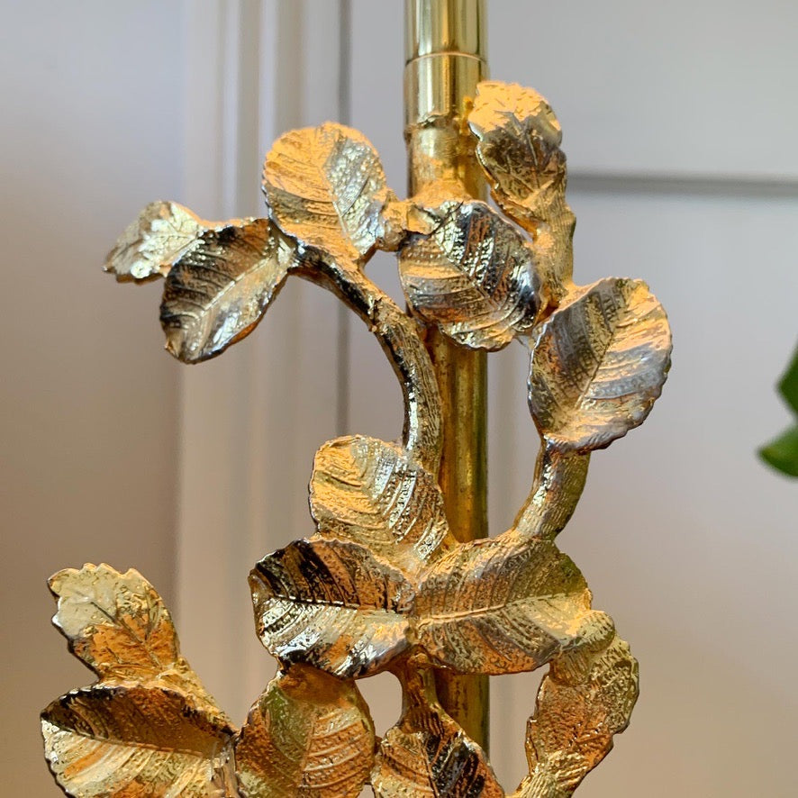 Fondica Gold Bird & Flowers Table Light, by Regis Dho