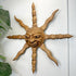 Italian Wooden Sun Face Mask Carving by Hermann Reichegger