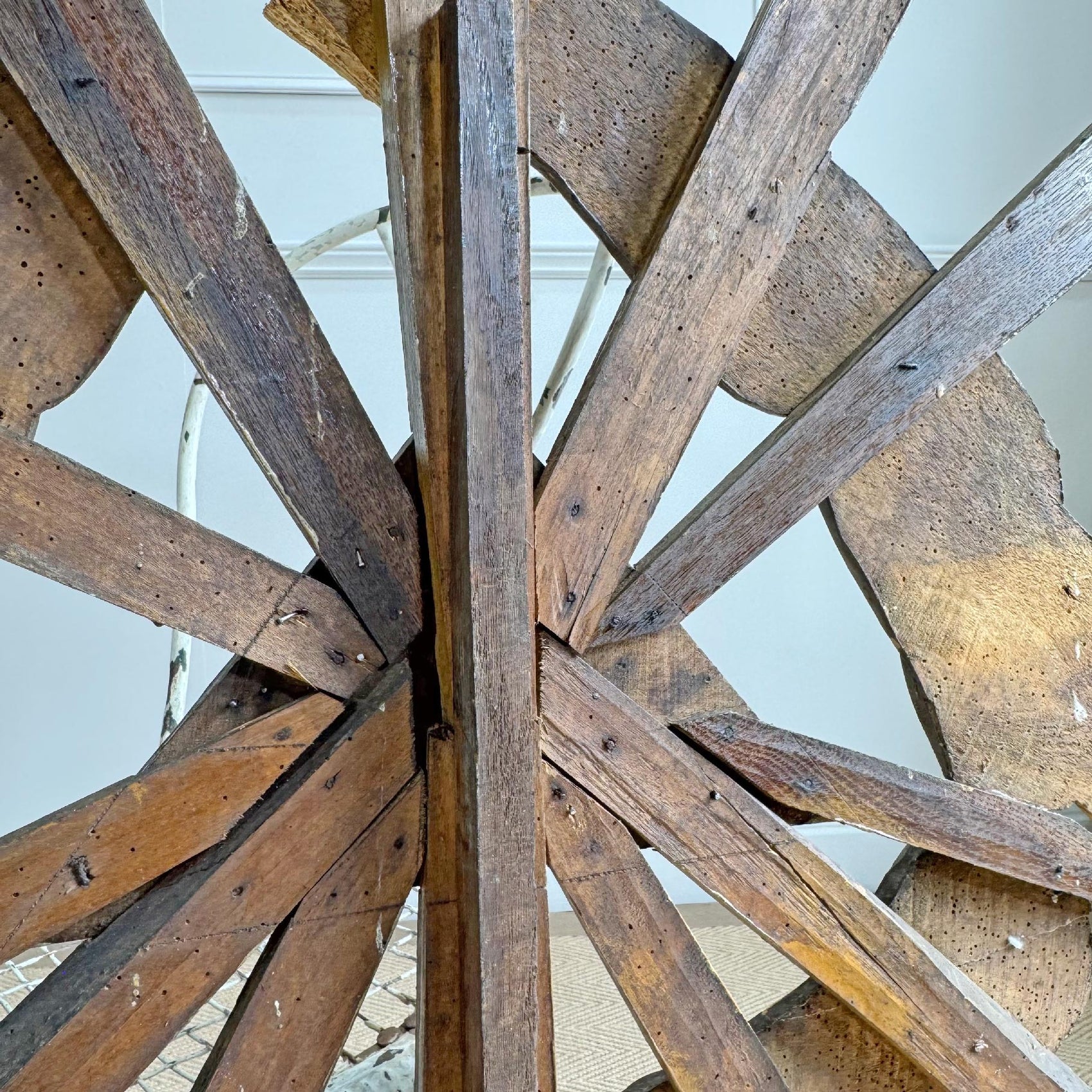 Magnificent 18th Century Baroque Church Sunburst "Glory" The Eye of Providence in Clouds