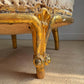 Pair of Napoleon III 19th Century French Giltwood Crapaud (toad) Chairs