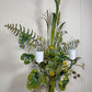 Salvadori Wild Flowers and Fruit Bouquet Tole Wall Light Italy 1960's