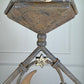 Art Deco Brass and Wrought Iron Moon and Stars Ceiling Light