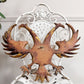 Late 18th Century Carved Giltwood Double Headed Eagle Element