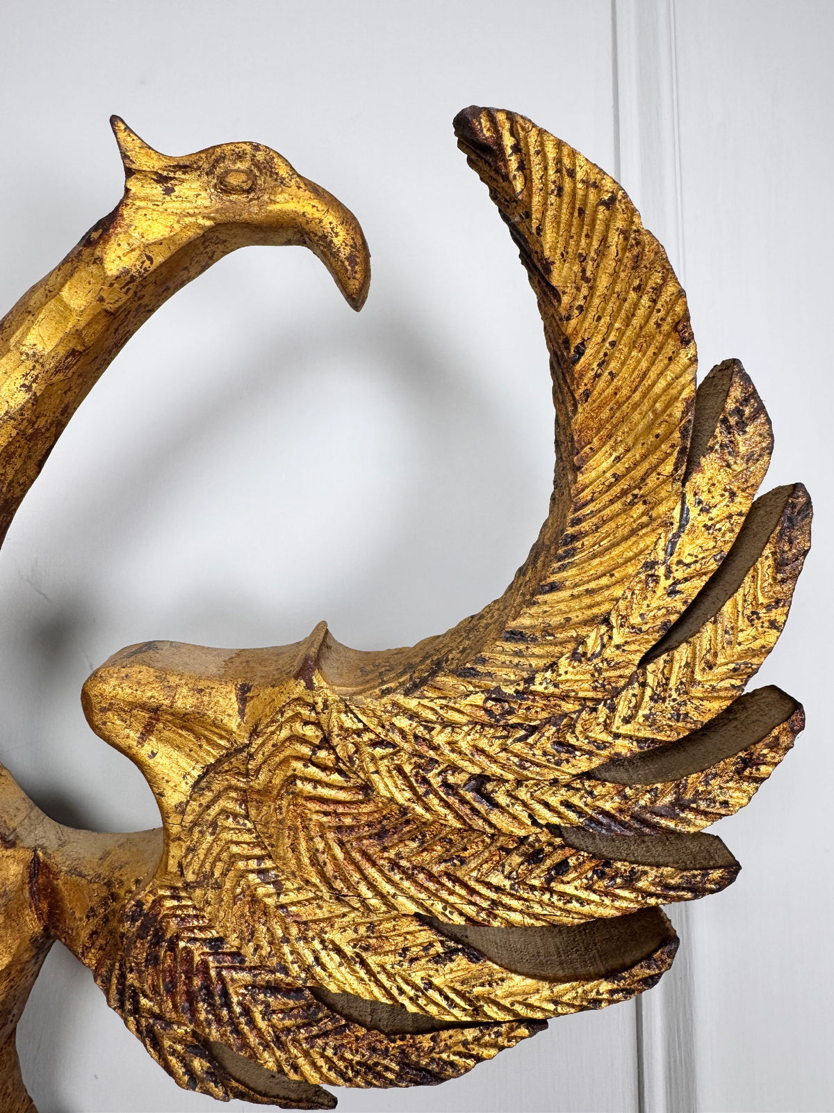 Late 18th Century Carved Giltwood Double Headed Eagle Element