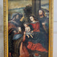 19th Century Cuzco School Painting of Madonna and Child with the Three Kings