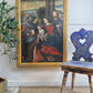 19th Century Cuzco School Painting of Madonna and Child with the Three Kings