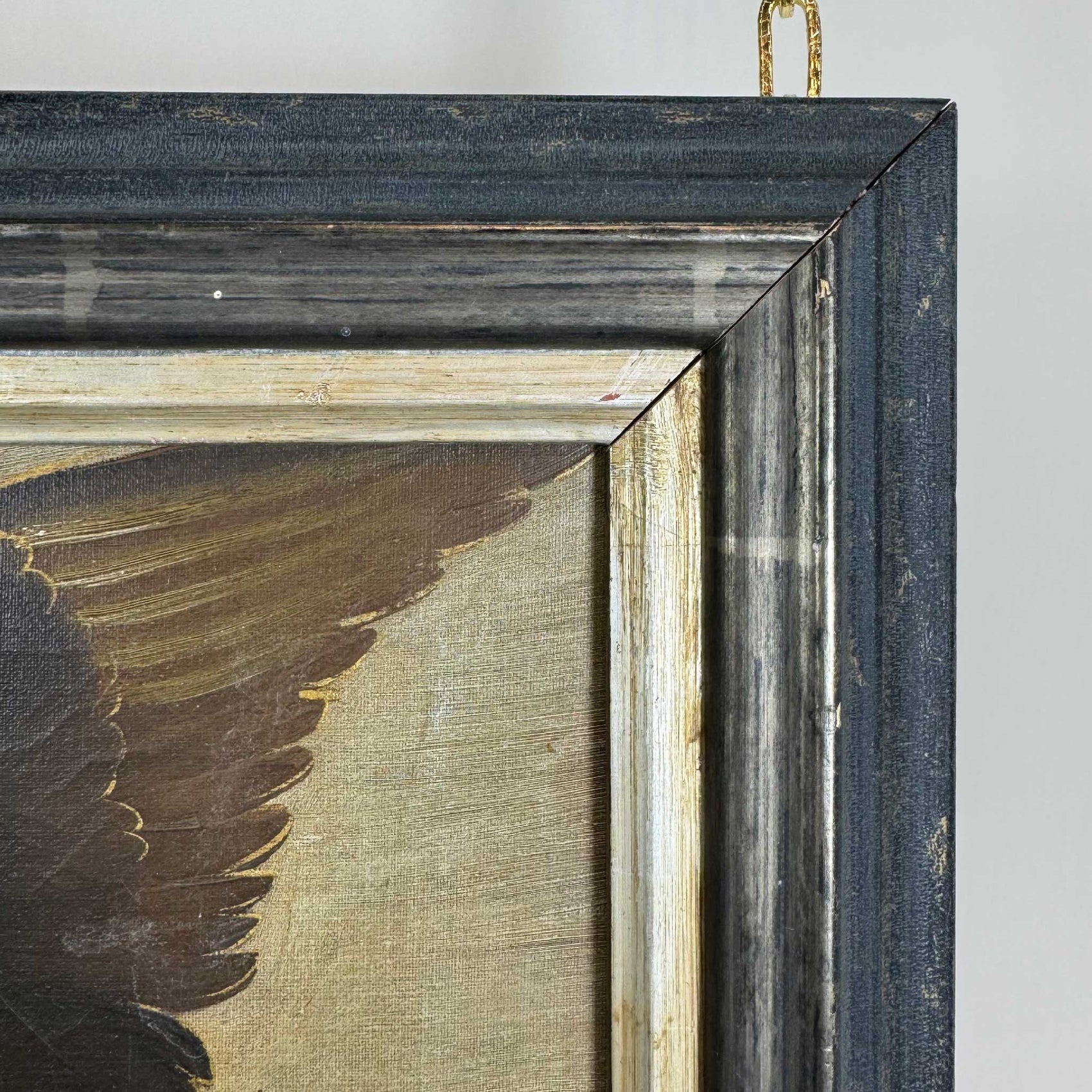 19th Century Cuzco School Oil on Canvas of Archangel Zadkiel