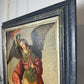 19th Century Cuzco School Oil on Canvas of Archangel Zadkiel