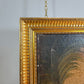 19th Century Cuzco Oil Painting On Canvas Of St Christopher Carrying the Christ Child
