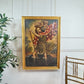 19th Century Cuzco Oil Painting On Canvas Of St Christopher Carrying the Christ Child