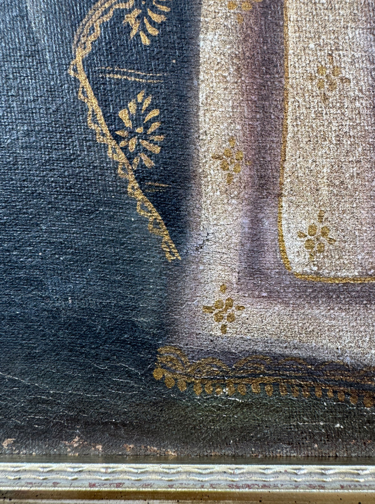19th Century Cuzco School Oil Painting of Saint Rose of Lima
