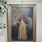 19th Century Cuzco School Oil Painting of Saint Rose of Lima