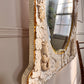 An Exceptional 19th-Century French Dieppe Carved Bone Wall Mirror