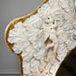 An Exceptional 19th-Century French Dieppe Carved Bone Wall Mirror