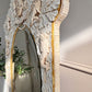 An Exceptional 19th-Century French Dieppe Carved Bone Wall Mirror