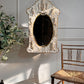 An Exceptional 19th-Century French Dieppe Carved Bone Wall Mirror