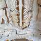 An Exceptional 19th-Century French Dieppe Carved Bone Wall Mirror
