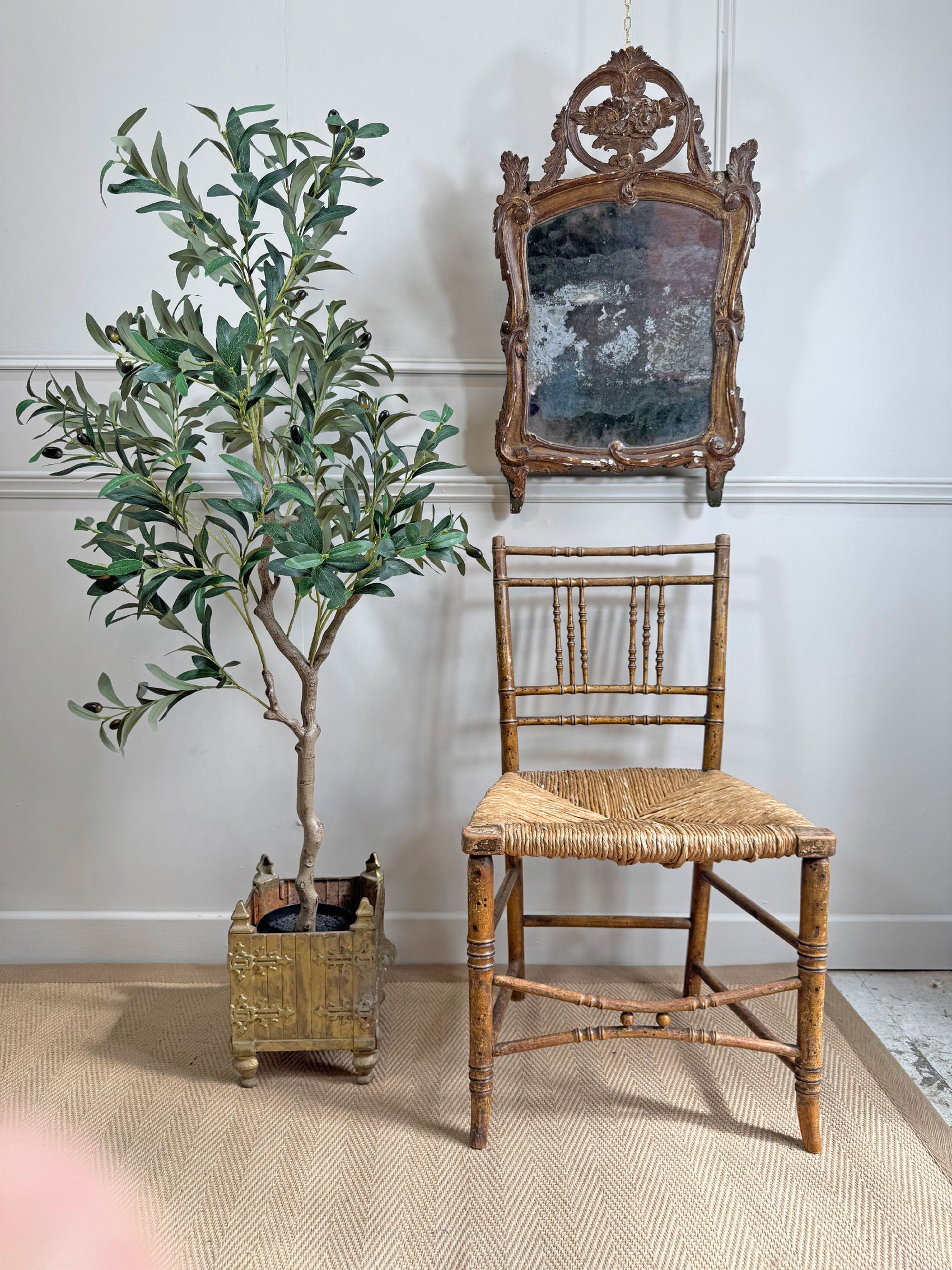 18th Century French Giltwood Wall Mirror