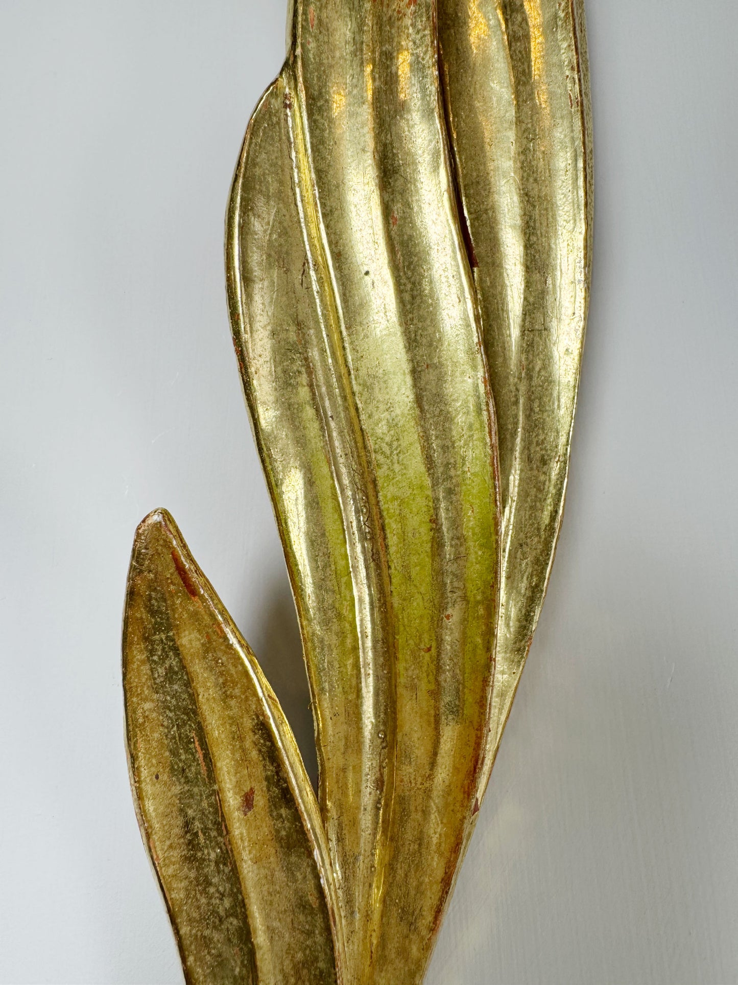 Set of Three 18th Century Giltwood Leaf Fragments