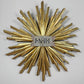 19th Century Giltwood Sunburst and INRI