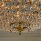 An Exceptionally Rare and Elegant French Empire Crown and Basket Crystal Chandelier Circa 1900–1910
