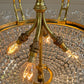 An Exceptionally Rare and Elegant French Empire Crown and Basket Crystal Chandelier Circa 1900–1910