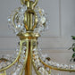 An Exceptionally Rare and Elegant French Empire Crown and Basket Crystal Chandelier Circa 1900–1910