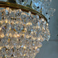 An Exceptionally Rare and Elegant French Empire Crown and Basket Crystal Chandelier Circa 1900–1910
