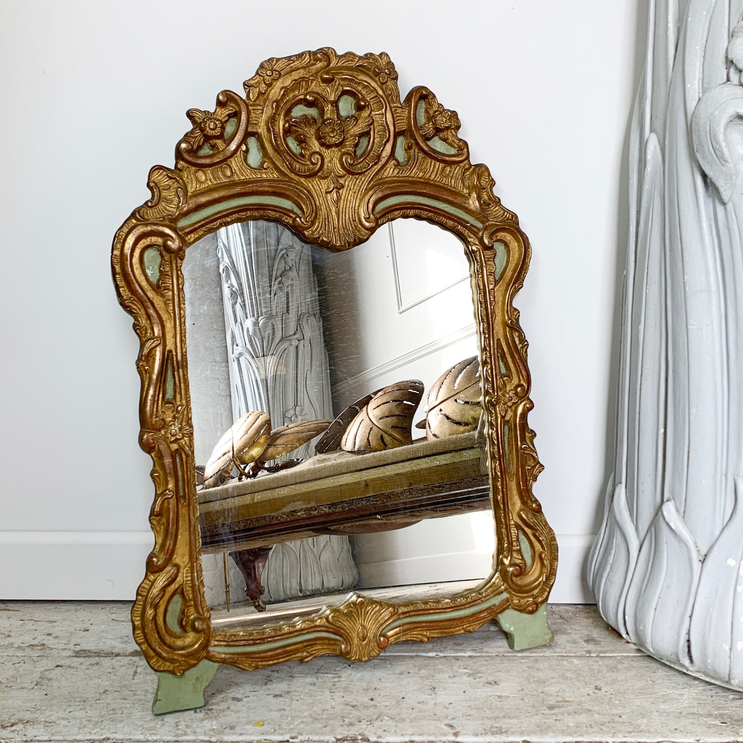 Late 19th Century Italian Carved Mirror