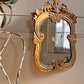 18th Century Venetian Giltwood and Polychrome Arte Povera Lacquered Wall Mirror
