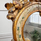 18th Century Venetian Giltwood and Polychrome Arte Povera Lacquered Wall Mirror