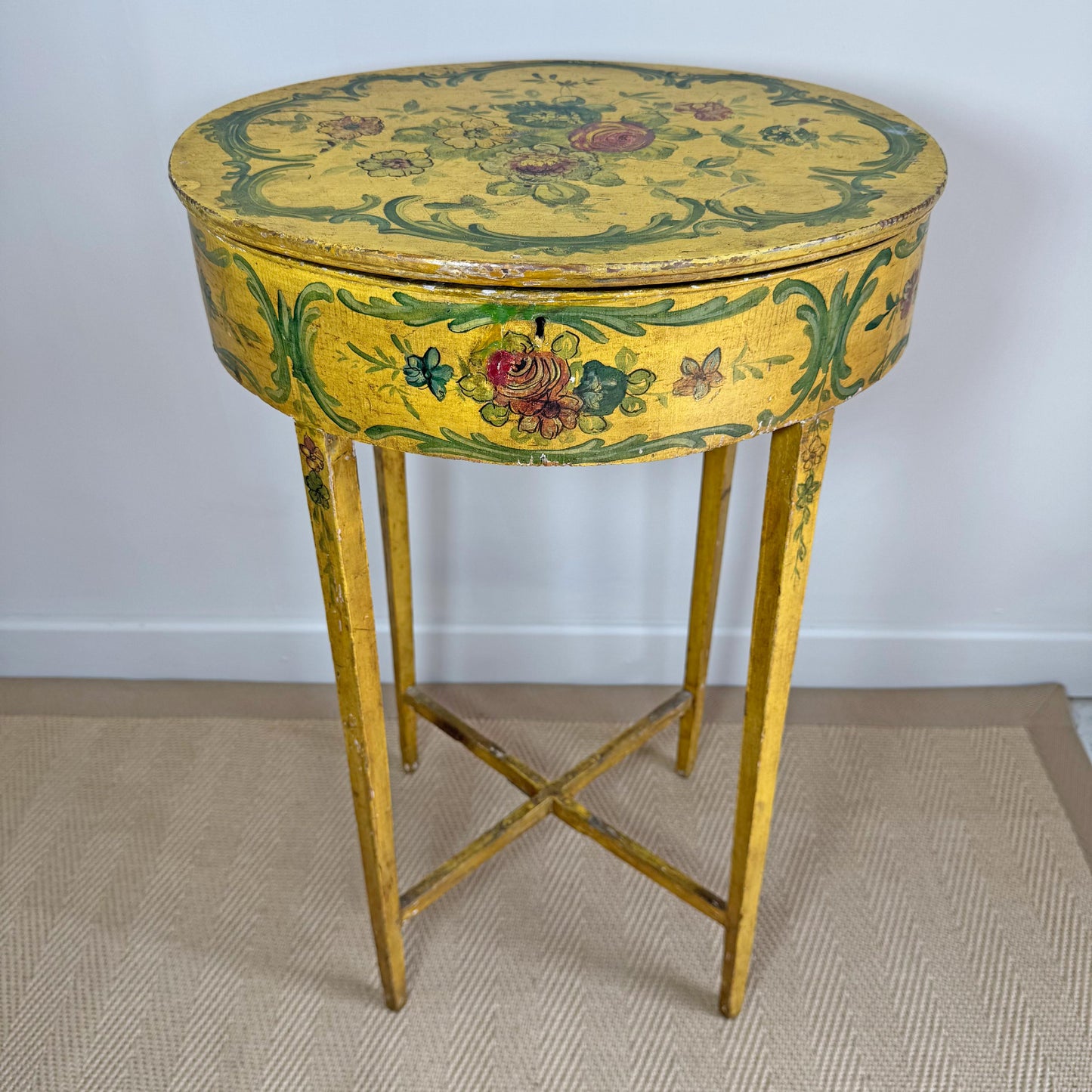 19th Century Painted Venetian Side Table