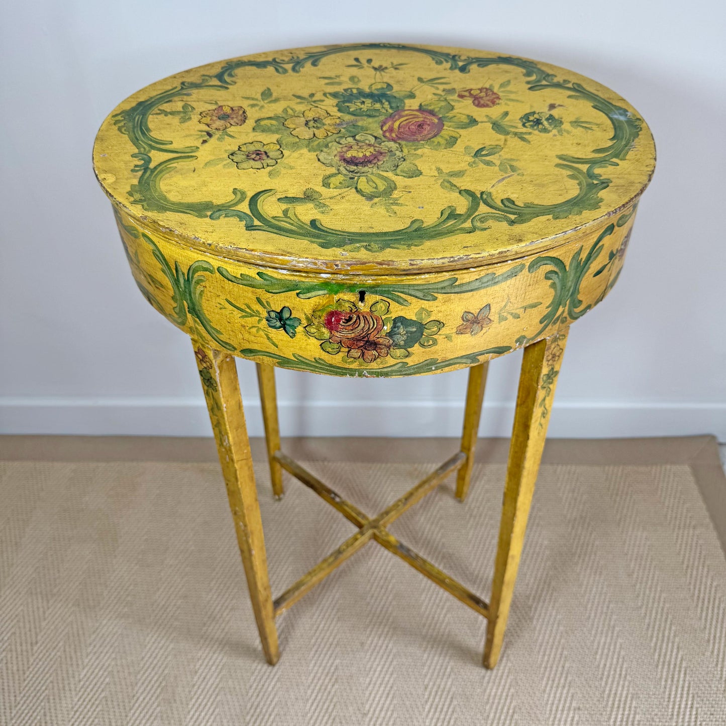 19th Century Painted Venetian Side Table