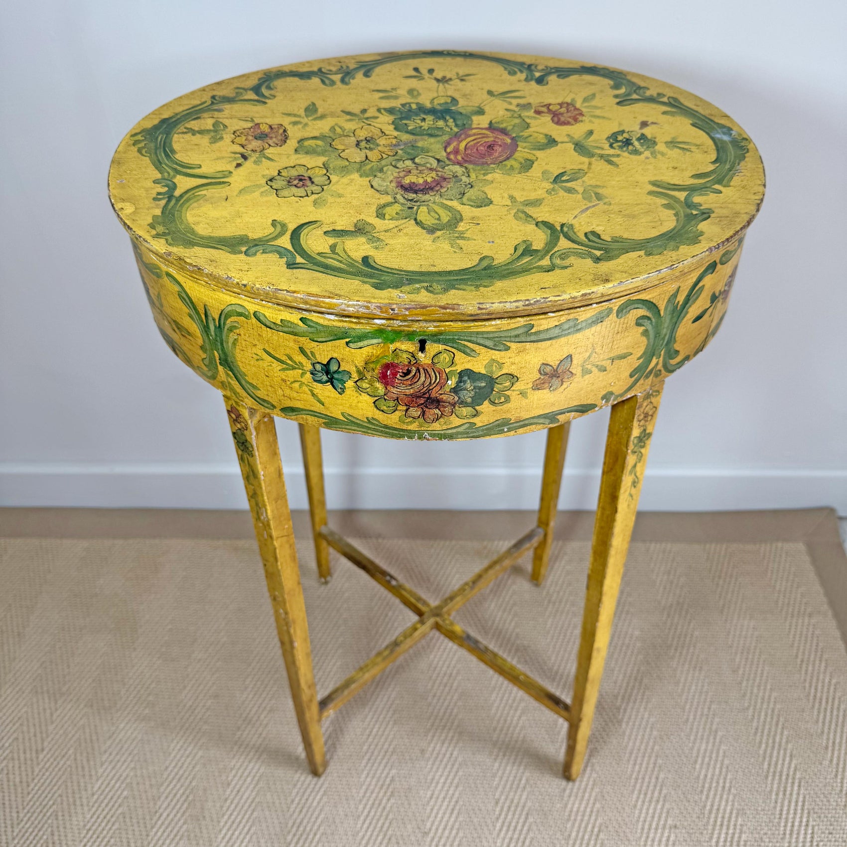 19th Century Painted Venetian Side Table