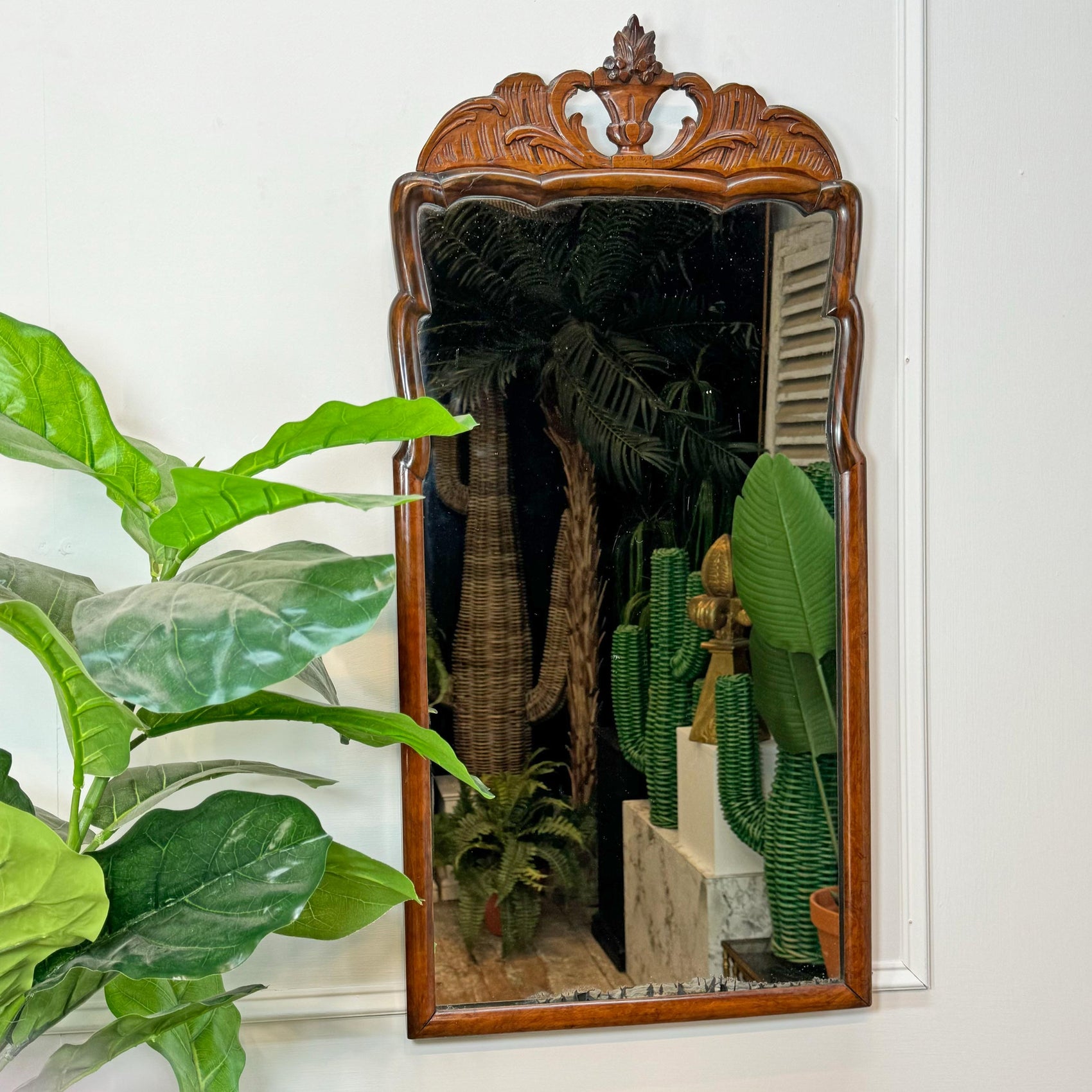 Queen Anne Walnut Mirror Circa 1715