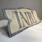 19th Century Tin INRI Plaque