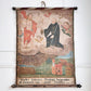 17th Century Wall Hanging oil on canvas of St Leonard of Noblac