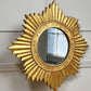 A Rare Order of the Garter Giltwood Sunburst Mirror circa 1920 France